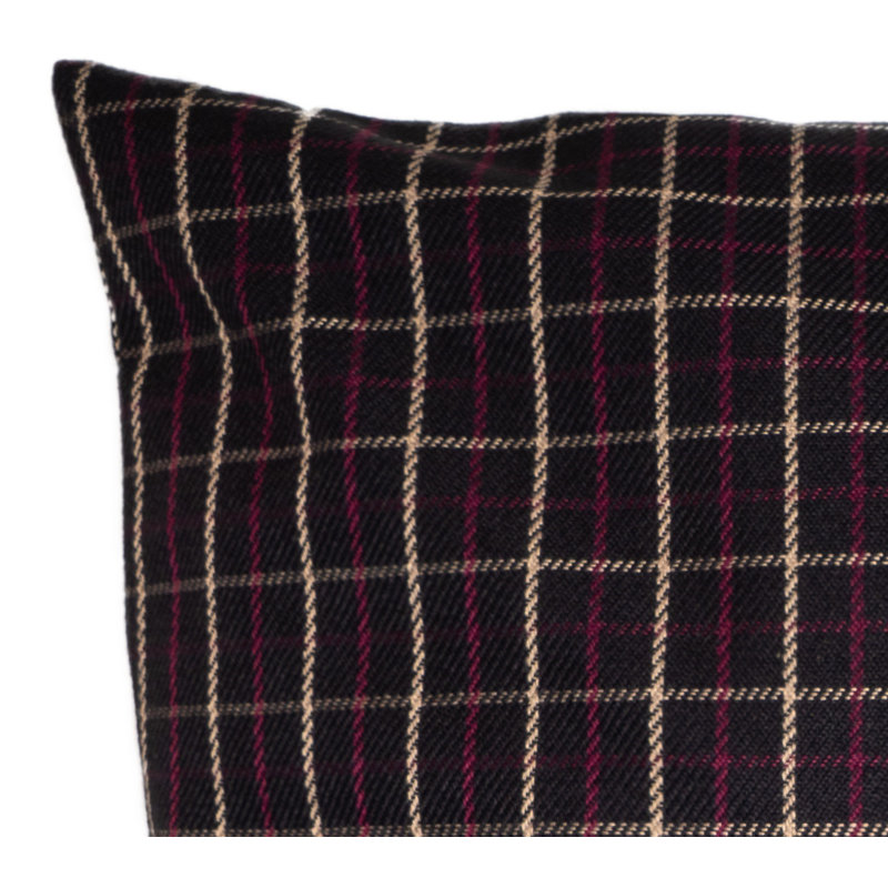 Aadi Plaid Square Throw Pillow Cover, Check