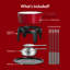  8 Piece Cast Iron Fondue Set