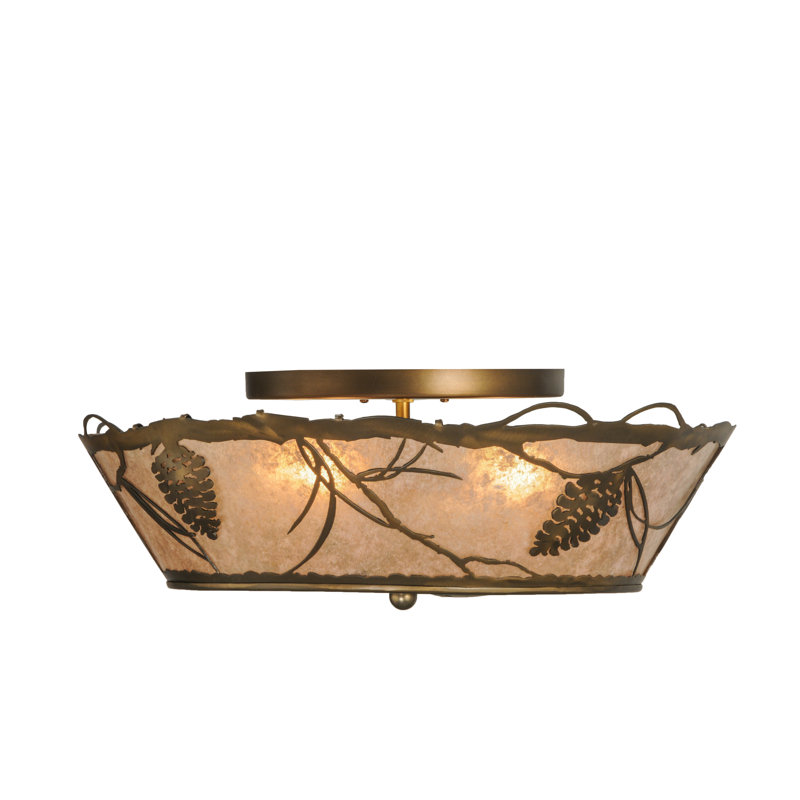 Whispering Pines 4 - Light Flush Mount