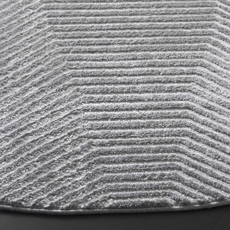 Aryk Performance Abstract Rug, Round 6'7"