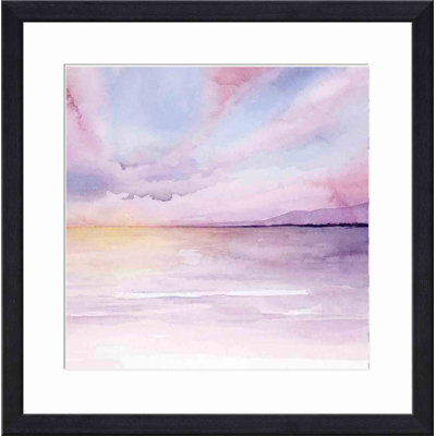 " Pale Sunset II " Painting Print