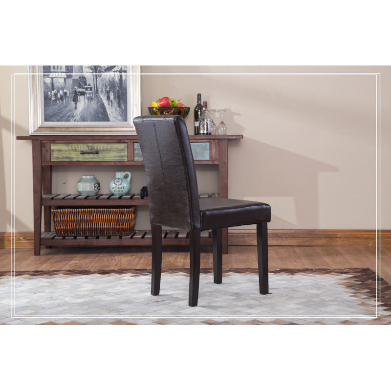 Chaise Parson Urban Urban, Similicuir brun