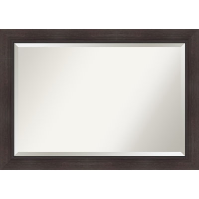 Sloped Beveled Framed Wall Mirror