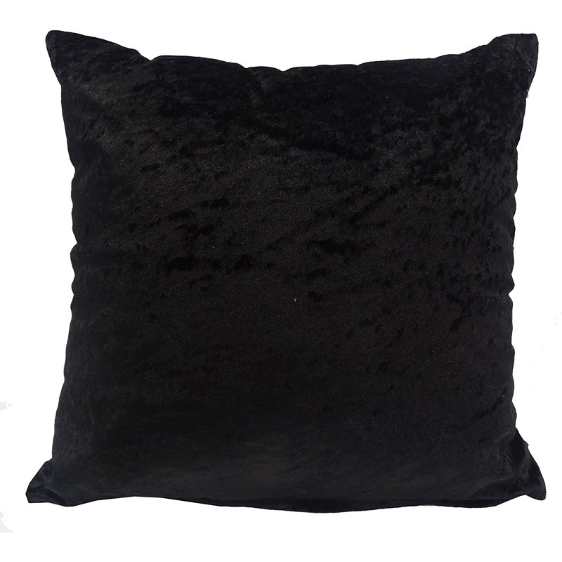 Aliviah Throw Cushion Cover, Black