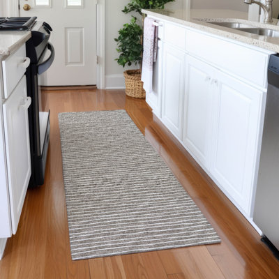 Tapis gris lavable à la machine de qualité supérieure AMF138