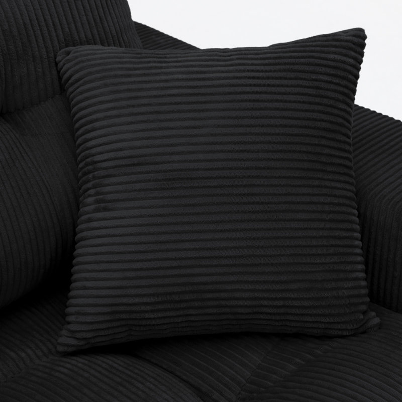 Compression Sectionals Corduroy L Shaped Modern Sofa For Home