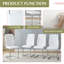 7-Piece Glass Top Dining Table Sets-971239633-971239644