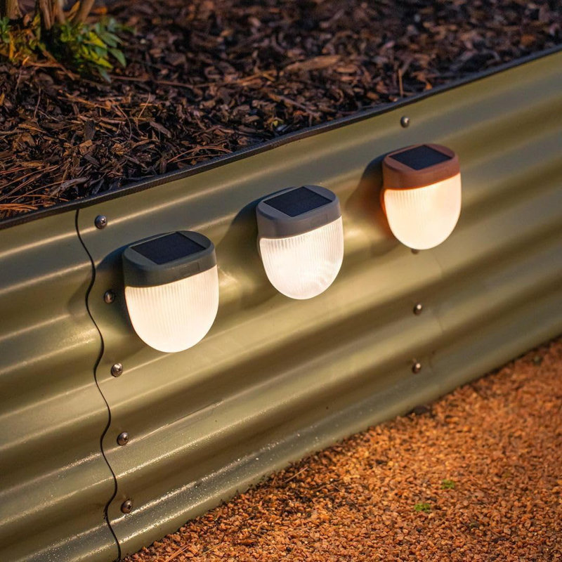Terra Cotta Solar Powered LED Garden Light Set, 2 Pack