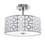 Plafonnier semi-encastré 3 lumières 12,6 po Rushda-25904954