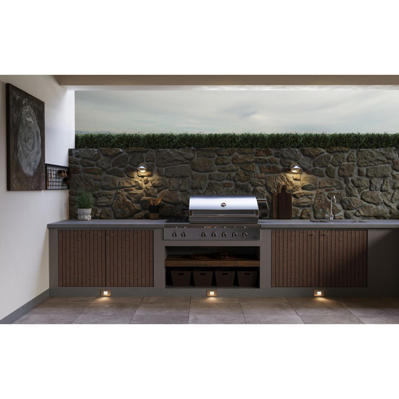 Mccullar LED Wall Light, Metallic Gray