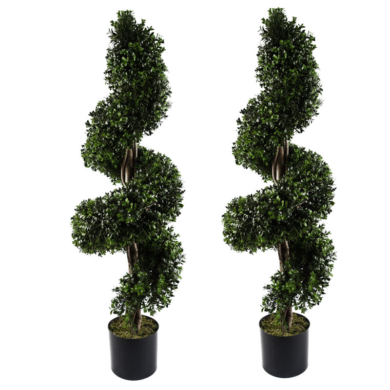 Annistyn 120cm Faux Topiary Tree in Pot