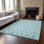Premium Machine Washable Cerrito Teal Rug