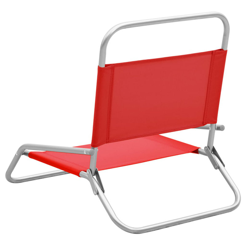 Huette Folding Beach Chair, Red