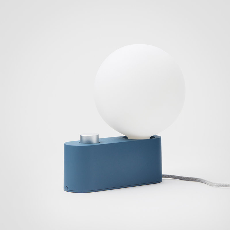 Sphere IV Table Lamp, Sapphire Blue