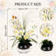 Orchidées artificielles en pot de 21 pouces, bonsaï orchidées décoratives avec technologie Real Touch, orchidées artificielles / artificielles qui semblent réelles pour les décorations de table-131419293