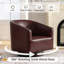 Fauteuil demi-tonneau pivotant l 31,1 po-887752689