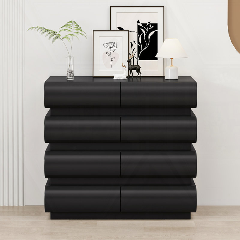 Commode Commode sans poignée, Noir