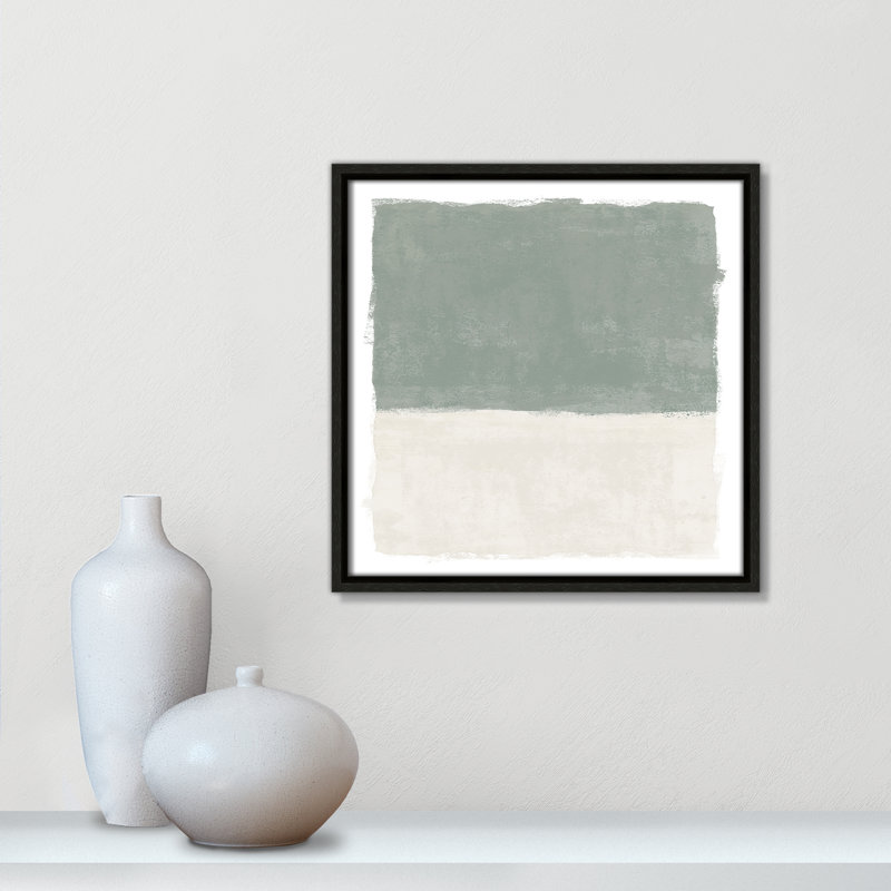 «Sage Whisper I» par Natalie Carpentieri, Espresso, H 13,5 po x l 13,5 po