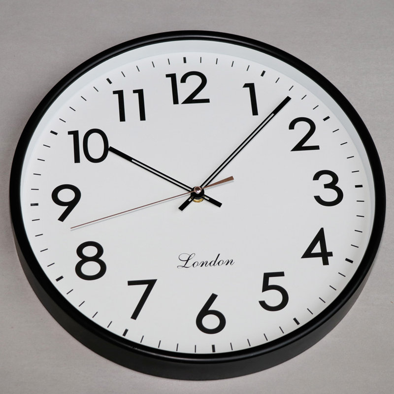 Guevara Wall Clock, Black