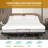 Adjustable Bed Base Frame Head and Foot Incline Quiet Motor King Size Zero Gravity, 4 Ports USB