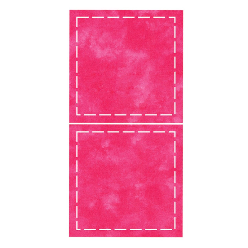 AccuQuilt GO! Matrice de coupe carrée en tissu, taille de coupe de 3 1/2 po, bloc de courtepointe fini de 3 po