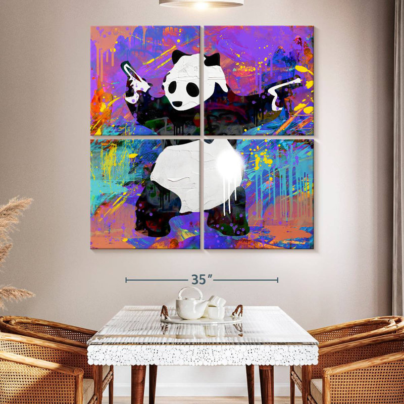 Brampt Pandamonium, 50'' H x 50'' W