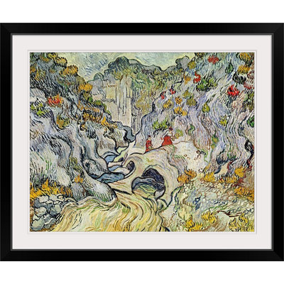 Le ravin des Peyroulets, 1889 par Vincent Van Gogh - reproduction