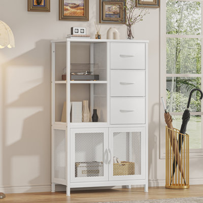 Steel 2 - Door Rectangle Accent Cabinet