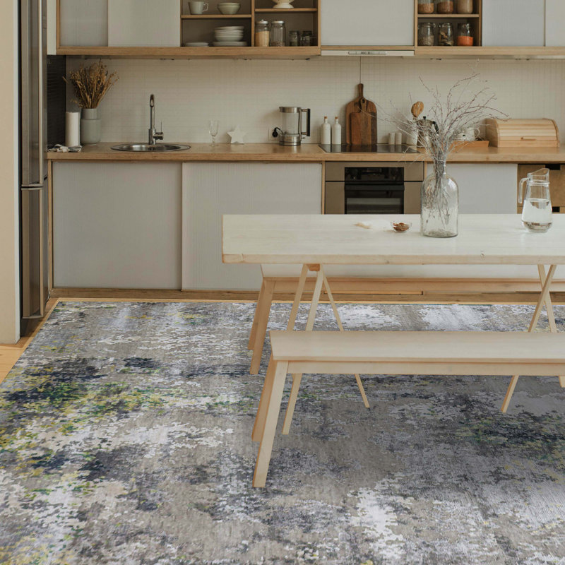 Abstract Area Rug, Rectangle 9' x 12'