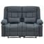 Causeuse inclinable avec porte-gobelets pour causeuse de salon Fauteuil inclinable manuel surdimensionné avec poche latérale ergonomique-249443633