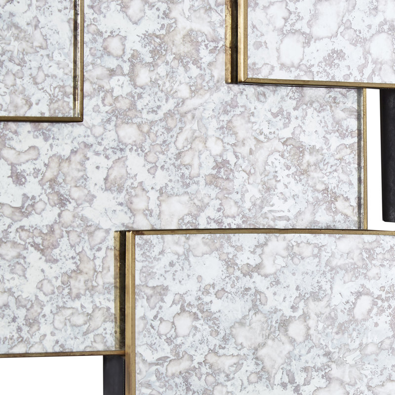 Glam Abstract Wall Decor on Metal