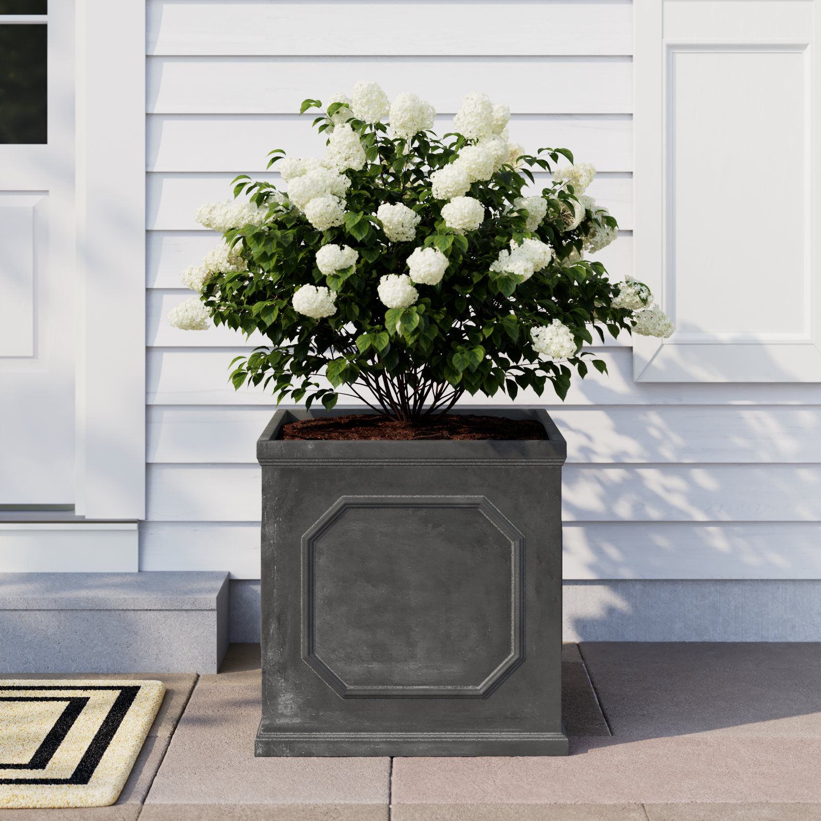 Coterie Planter Box, Faux Lead, 25.25'' H x 25.25'' W x 25.25'' D