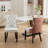 Collection Modern,High-End Tufted Solid Wood Contemporary Upholstered Dining Chair With Wood Legs,Nailhead Trim,2-Pcs Set-2047542977