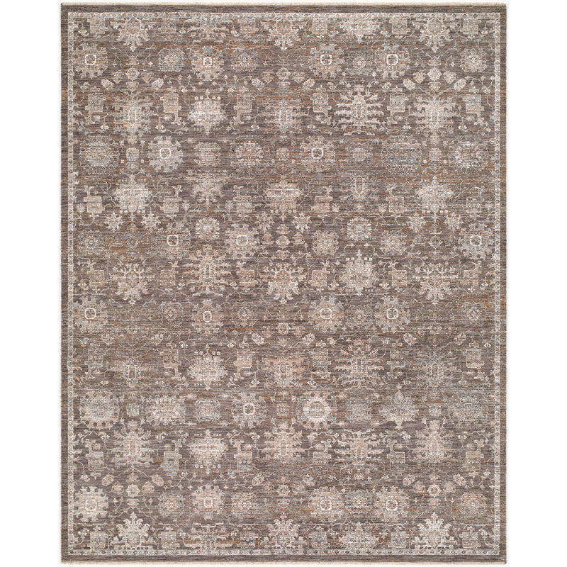 Tapis tissé à la machine Demre, Rectangle 6 pi 7 po x 9 pi 4 po