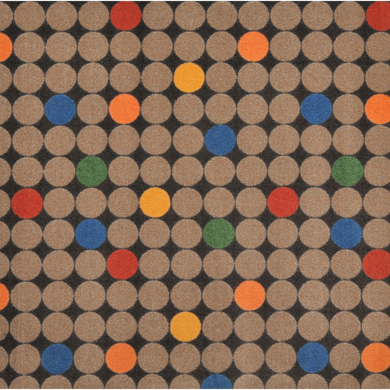 Playful Patterns Spot On Area Rug, Rectangle 3'10" x 5'4"