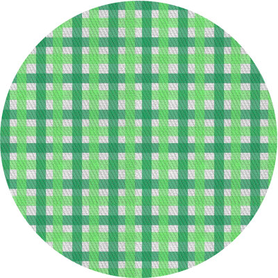 Tapis vert à motif écossais Kimura