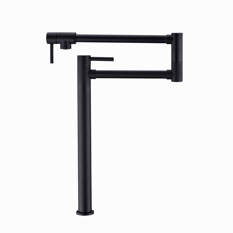 Robinet remplisseur de pot avec tige d'extension, Matte Black