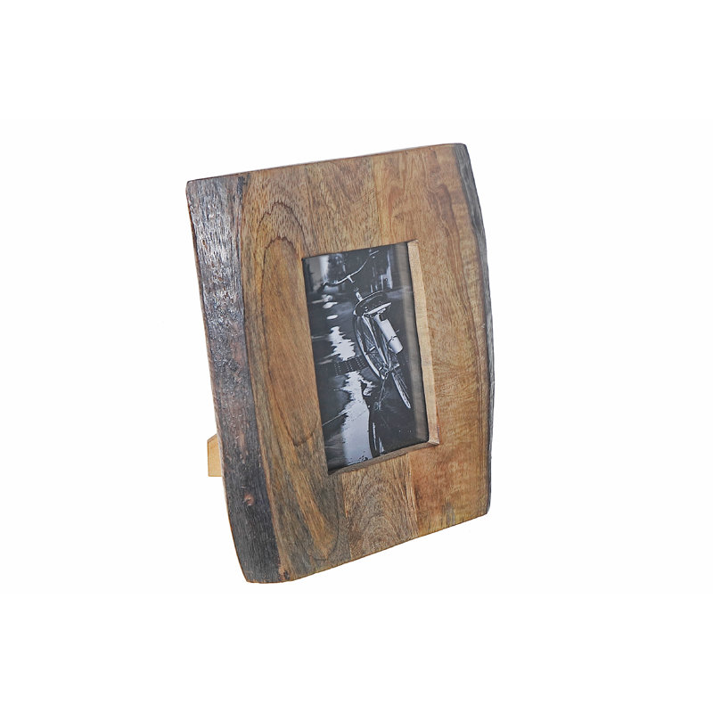 Cadres photo 5 x 7 en bois de manguier, L 4 po x H 6 po