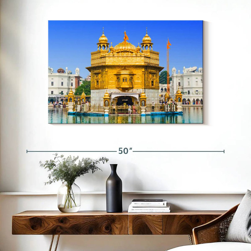 Temple d'or de Nicci Amritsar, H 26 po x l 39 po