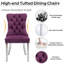 Rectangular Wooden Dining Set with Tufted Dining Chair-1354642930-1354642929