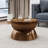 METAL HAMMERED COFFEE TABLE