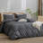 BESTOUCH Duvet Cover Set 100% Washed Cotton Linen Feel Lightweight-114866839-115115460