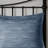 7 Piece Printed Seersucker Comforter Set Navy Queen