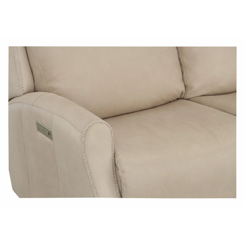 Hailey Power Left And Right Reclining Sofa, Tan