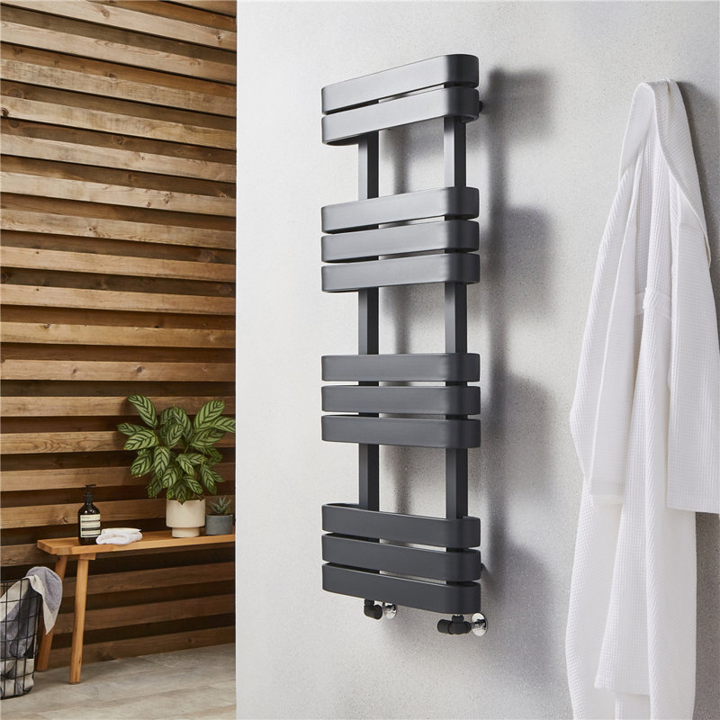 Clifton Heated Towel Rails, 85cm H x 50cm W x 6.3cm D