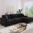 114.5''Corduroy Couch With 2 Pillows Oversized Sofa L Shaped Sectional Couch With Reversible Chaise With Two Armrests Hidden Storage Space Sectional Couches For Living Room-977901389