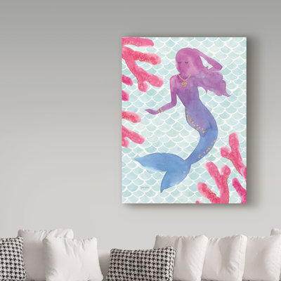 « sirène friends i », impression sur toile tendue