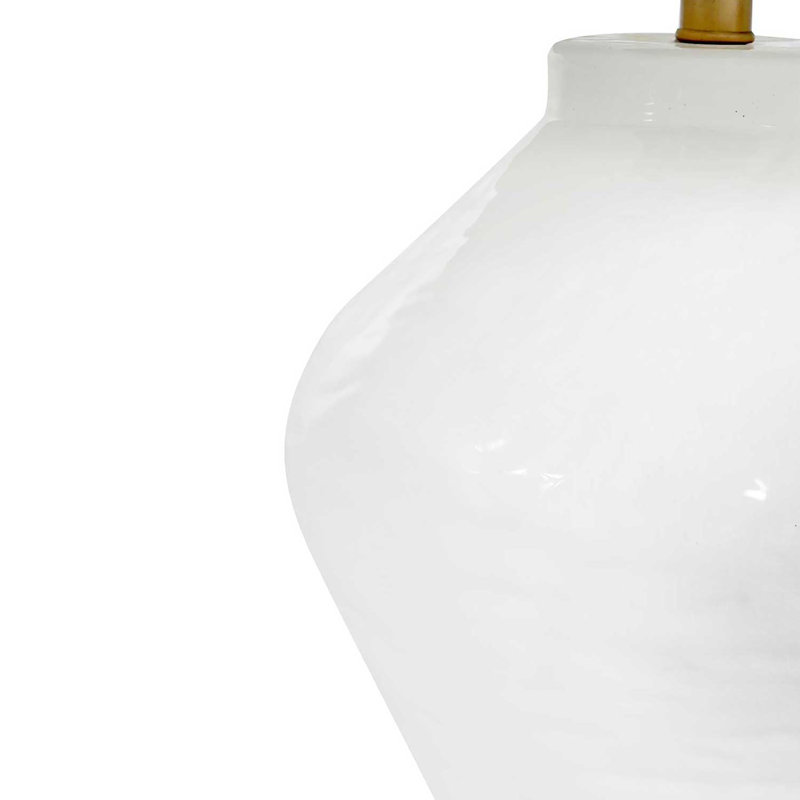 Osborn 26" Textured White/Antique Brass Table Lamp