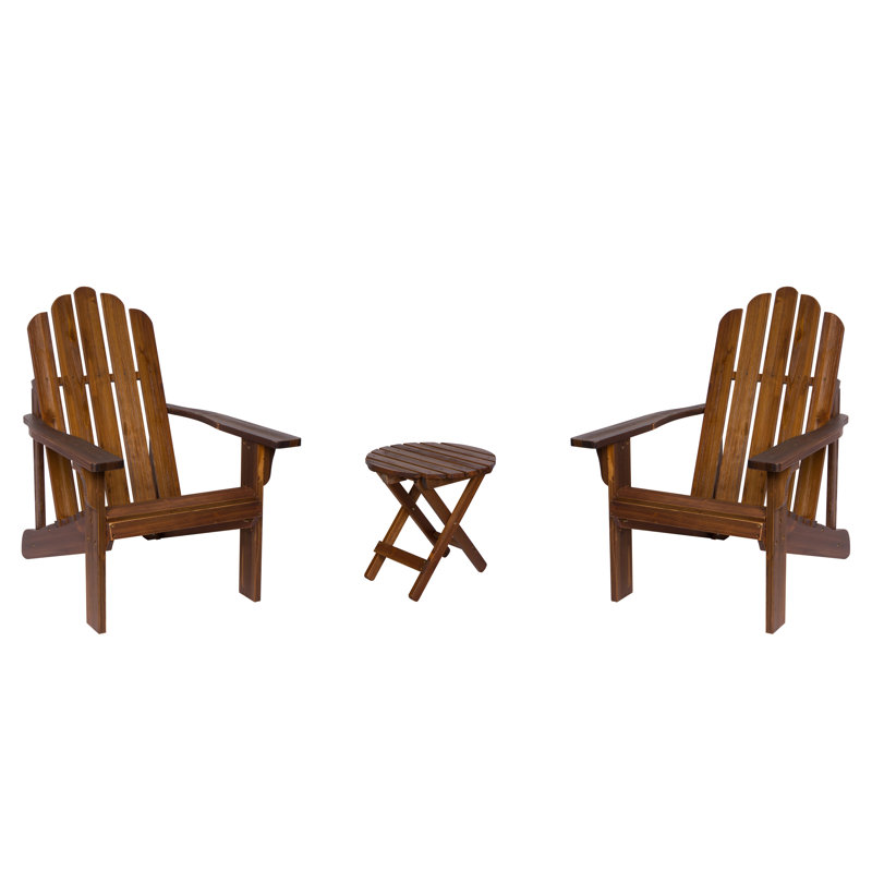 Besnard Outdoor Adirondack Chair, Brown