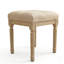 Tabouret décoratif en bois massif exquis